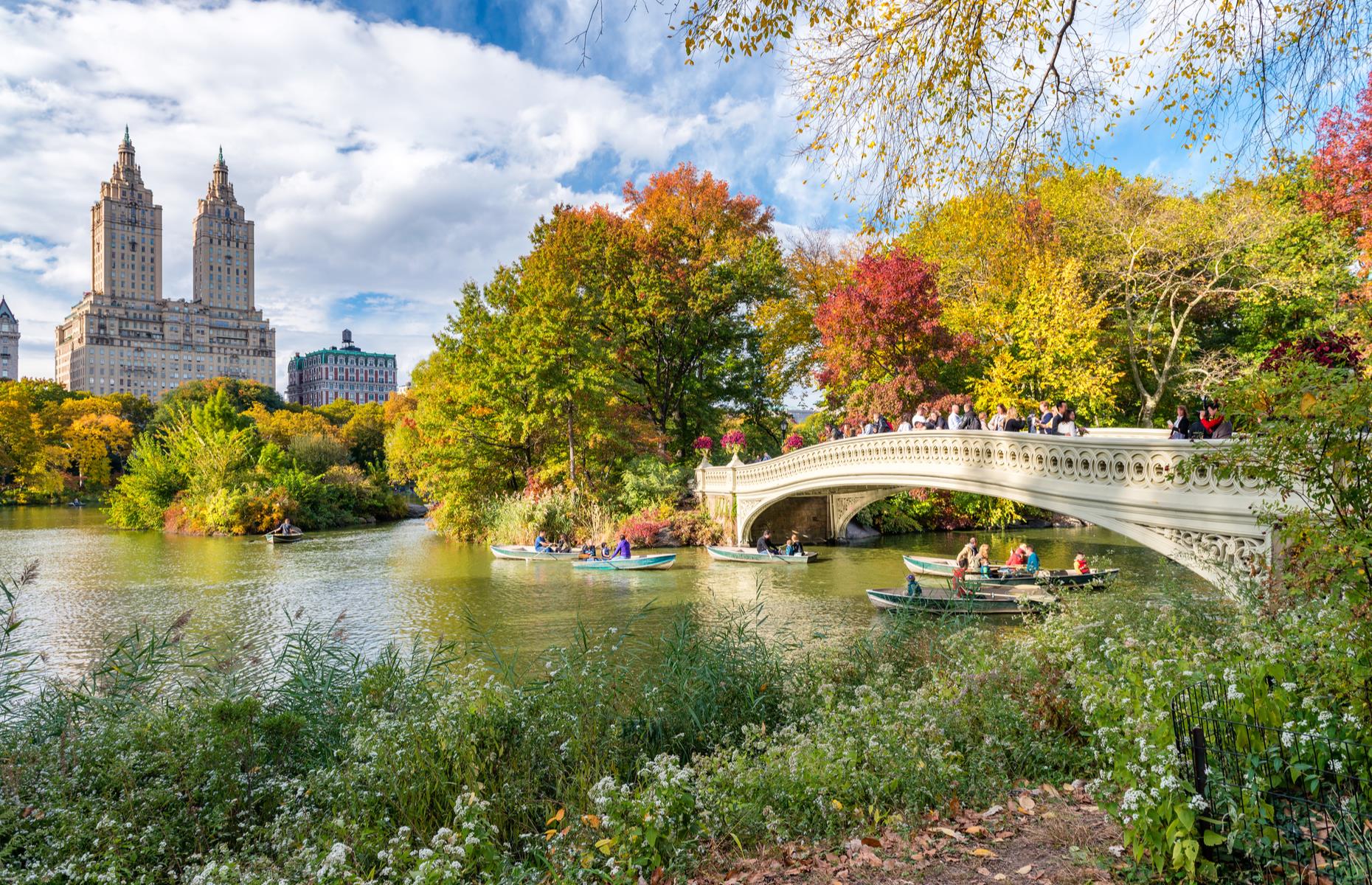 Central Park Lake, New York City, USA